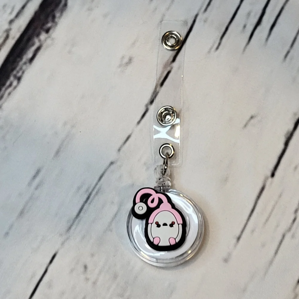 New Nurse Retractable Badge Reel Holder
